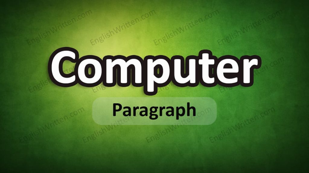 Computer Paragraph