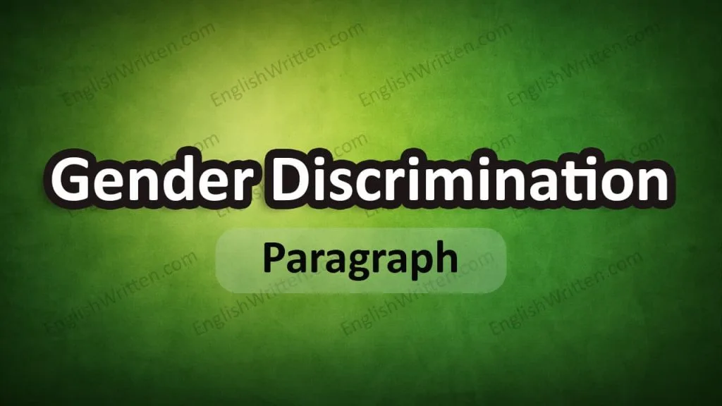 Gender Discrimination paragraph