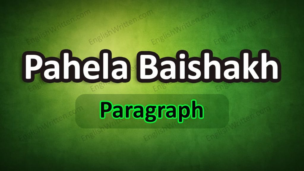 Pahela Baishakh paragraph