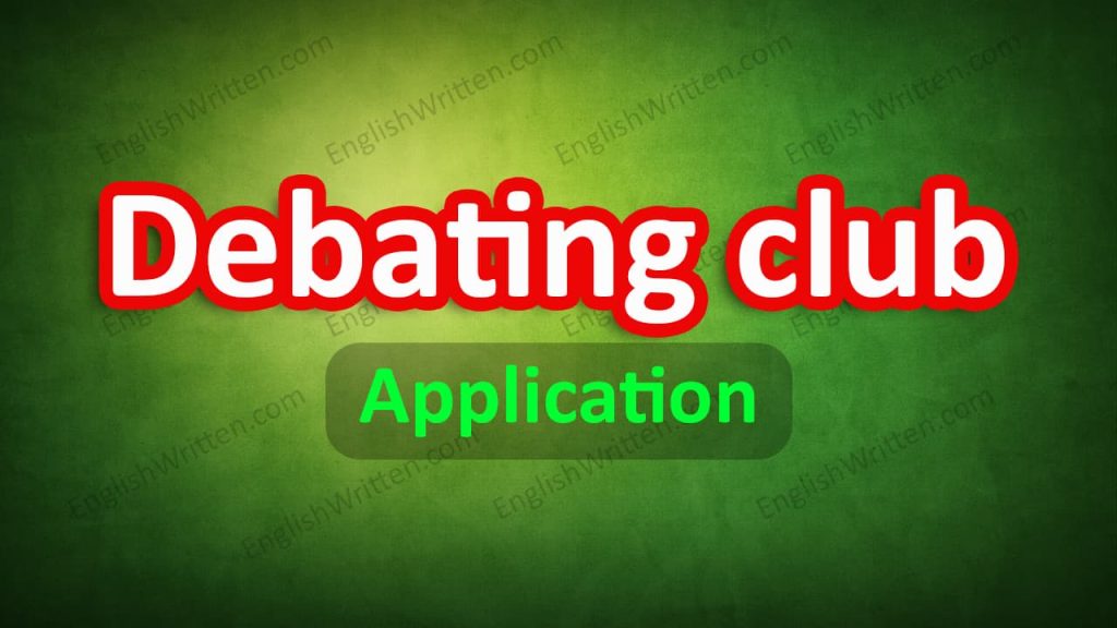 debating club application