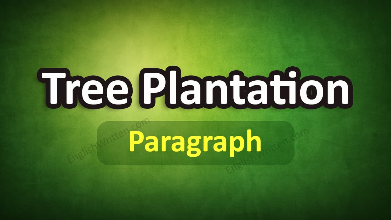 Tree Plantation paragraph