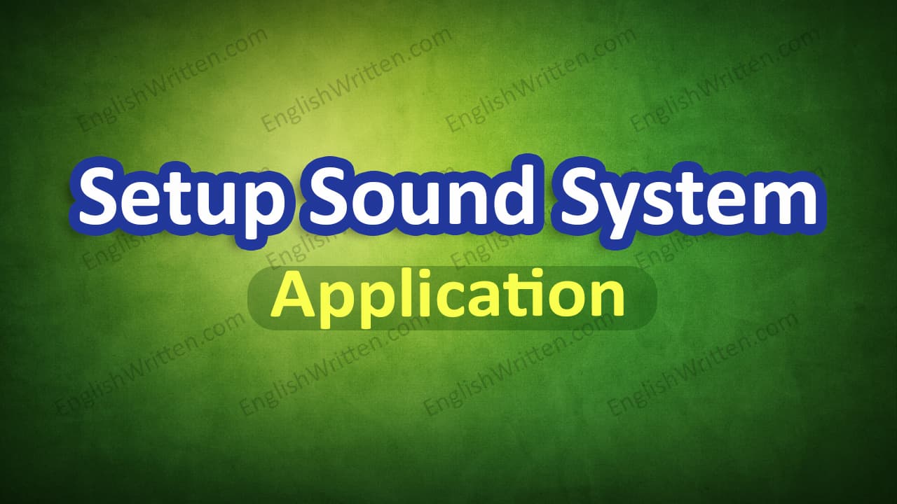 Application for Sound System in Classroom
