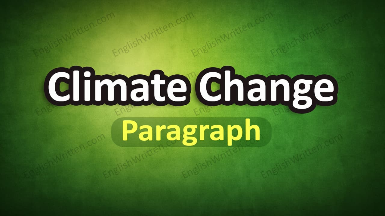 Climate Change Paragraph