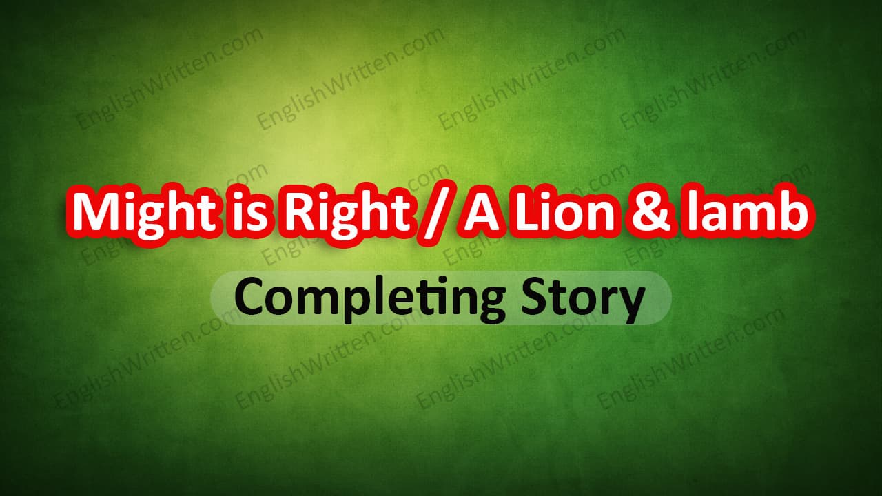 Might is Right completing story