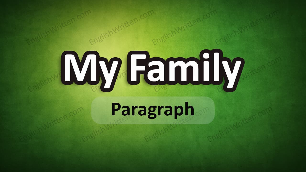 My Family paragraph
