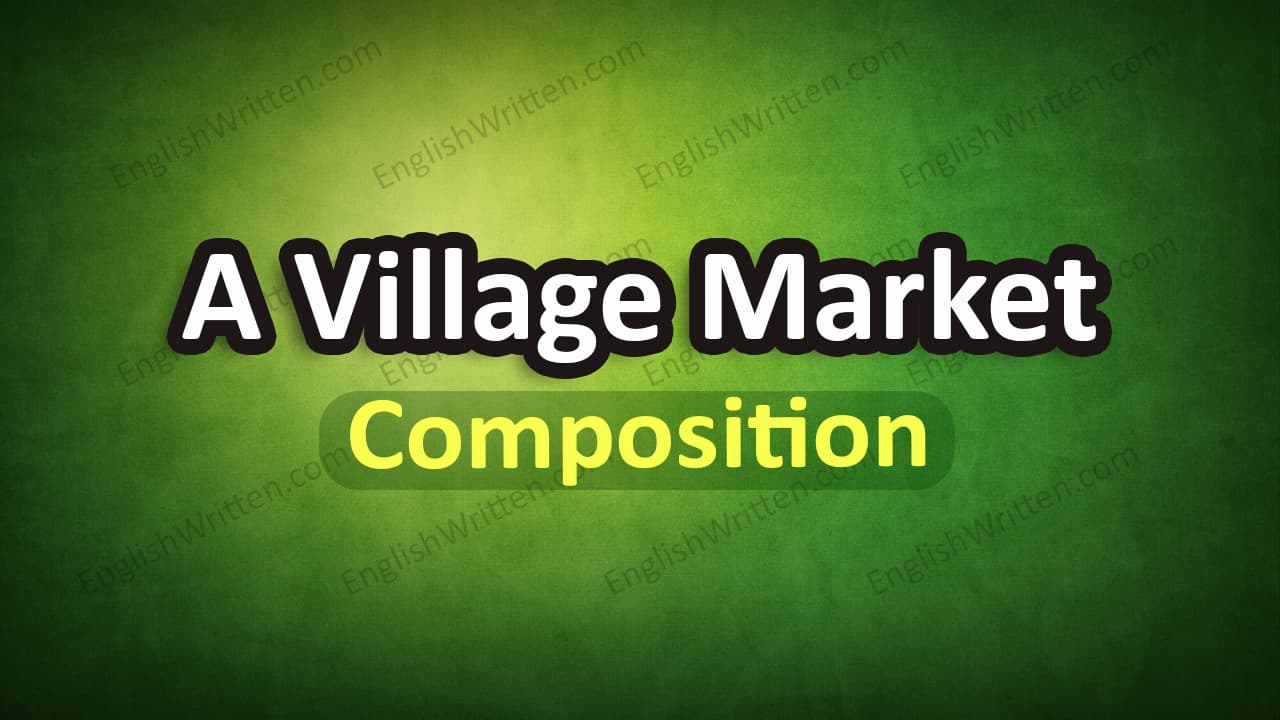 A Village Market Composition