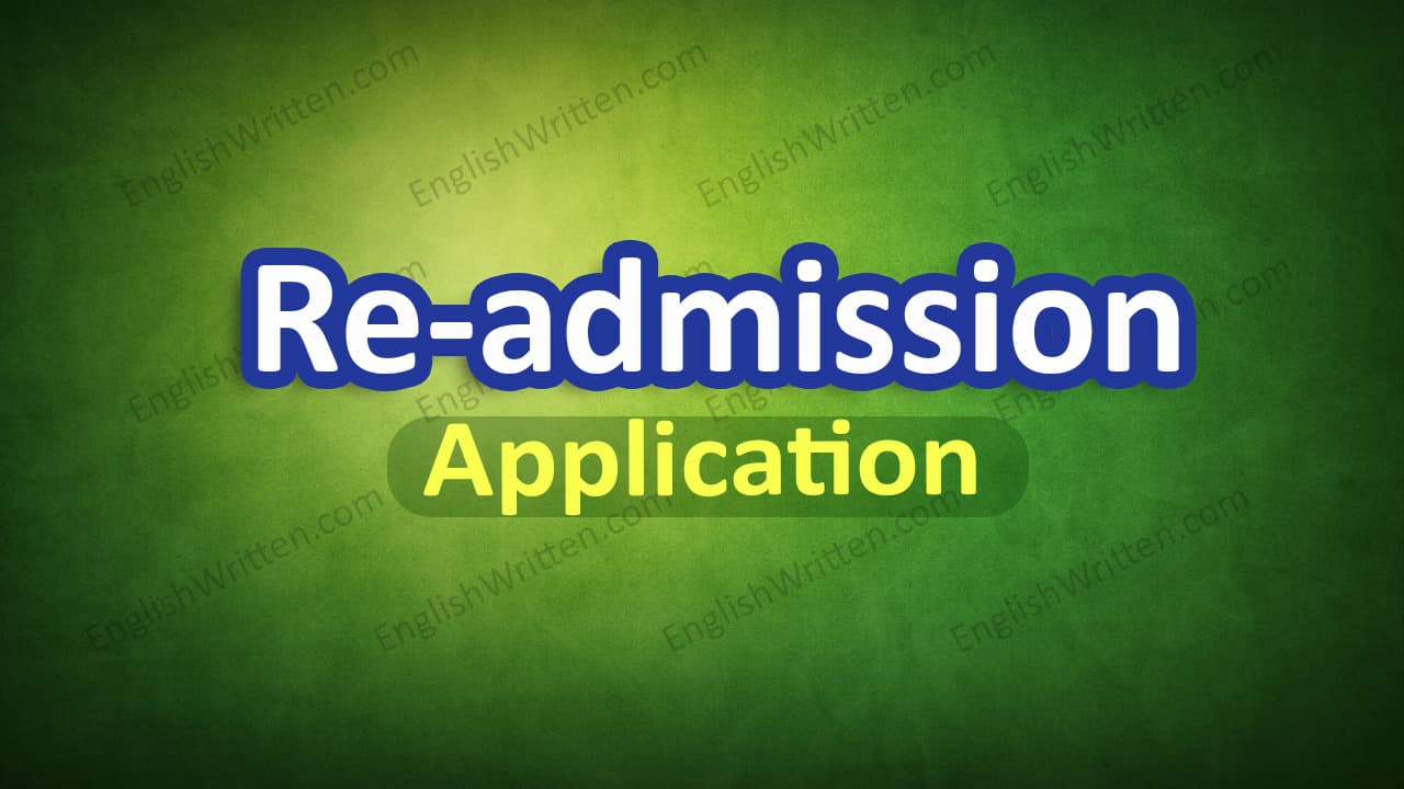 Application for Re-admission