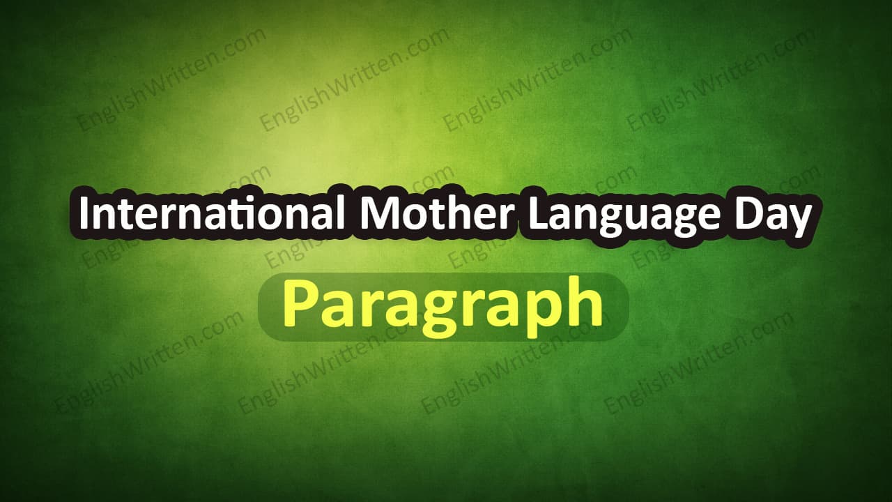 International Mother Language Day paragraph
